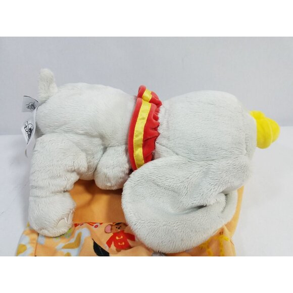 Disney Swaddle Baby Dumbo lot of 2 fringe blanket Lovey Babies Plush 10” Elephan - Picture 15 of 16
